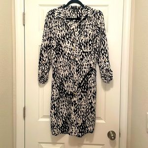 Black & White Shirt Dress from The Limited